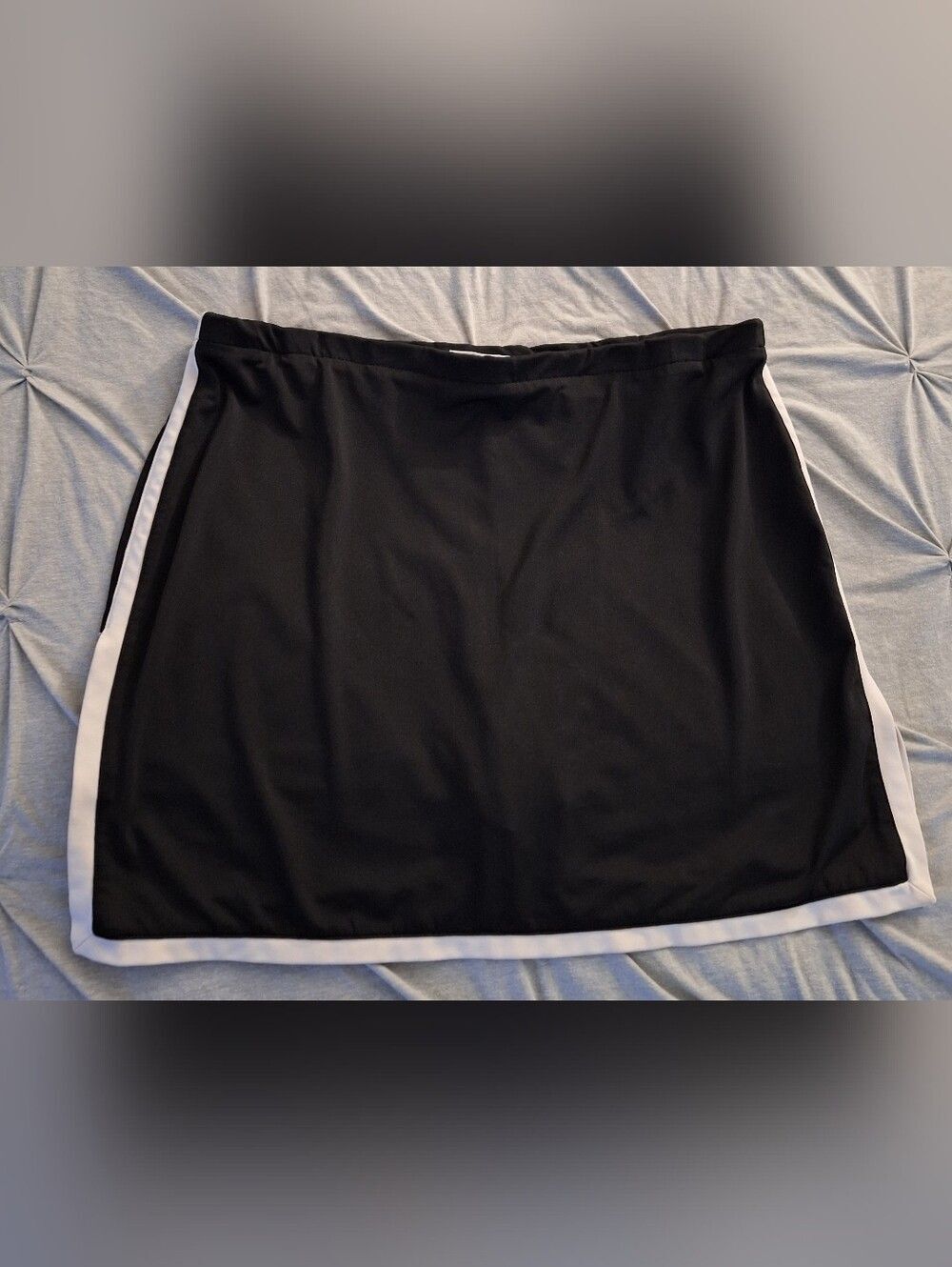 NY &Co M Black Skort With White Trim Stretch Built In Shorts⁸